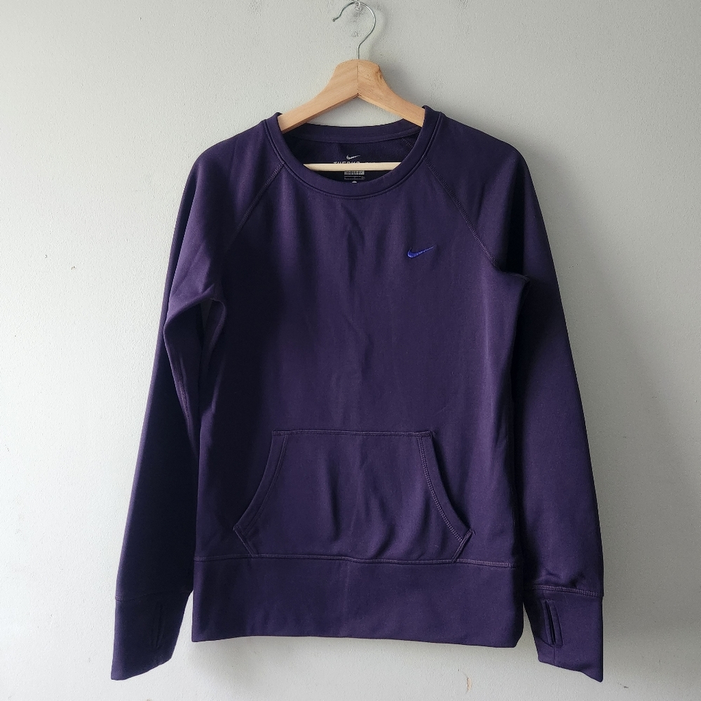 Nike Therma Fit Purple Pullover Small